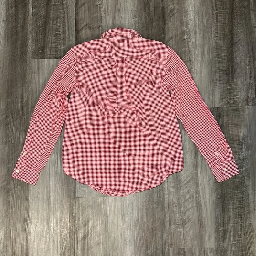 Ralph Lauren Gingham Long Sleeve Button Down - Large (14/16)